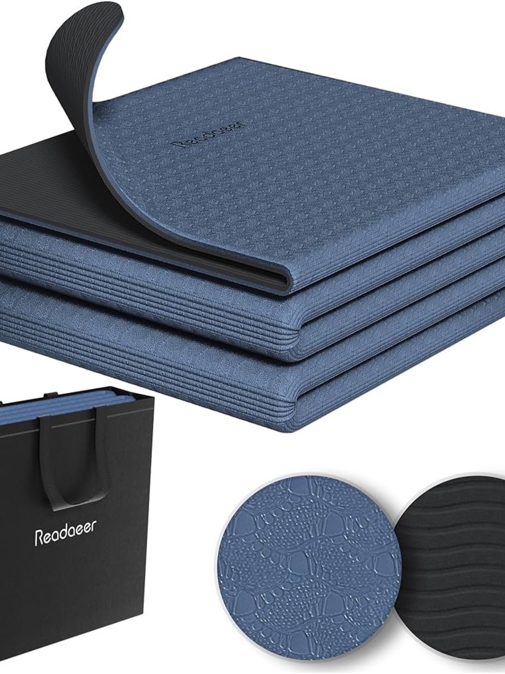 Readdeer Foldable Exercise Mat - Blue BRAND NEW STILL IN PACKAGING